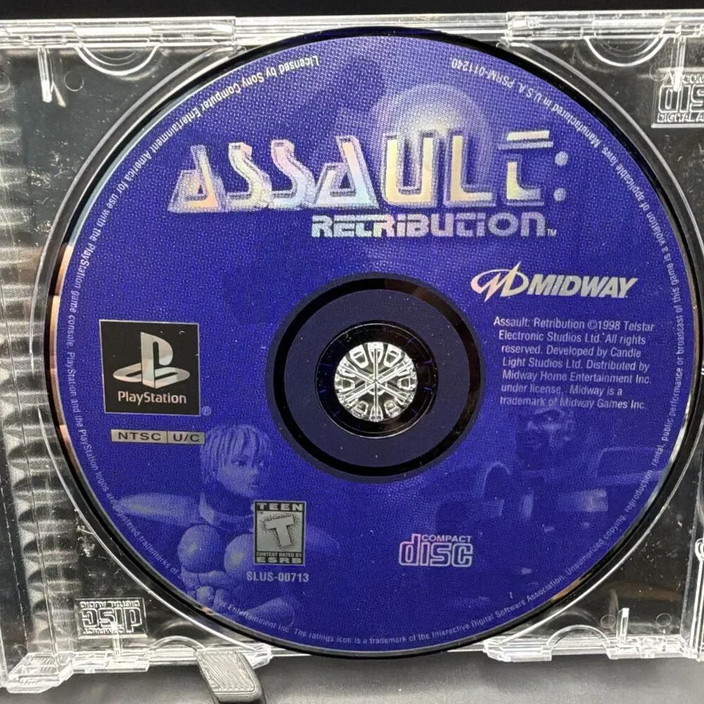Assault: Retribution (PlayStation 1 PS1) CIB COMPLETE